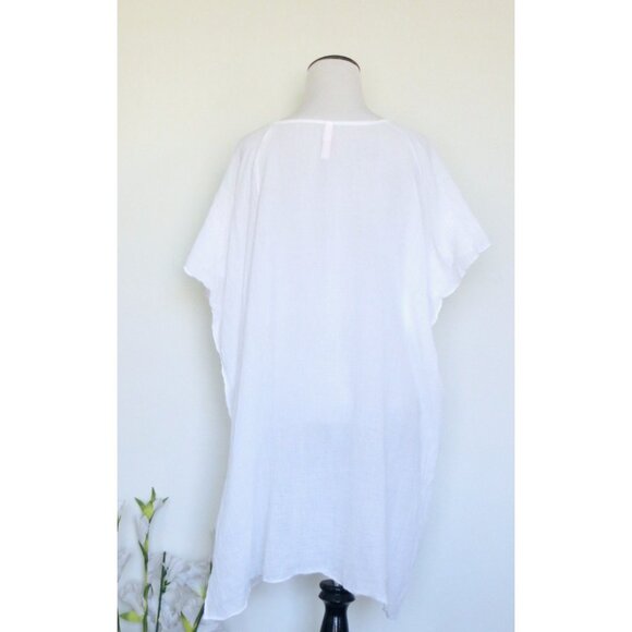 NEW! Victoria’s Secret Swim Coverup V Neck White SZ OS - Picture 7 of 10